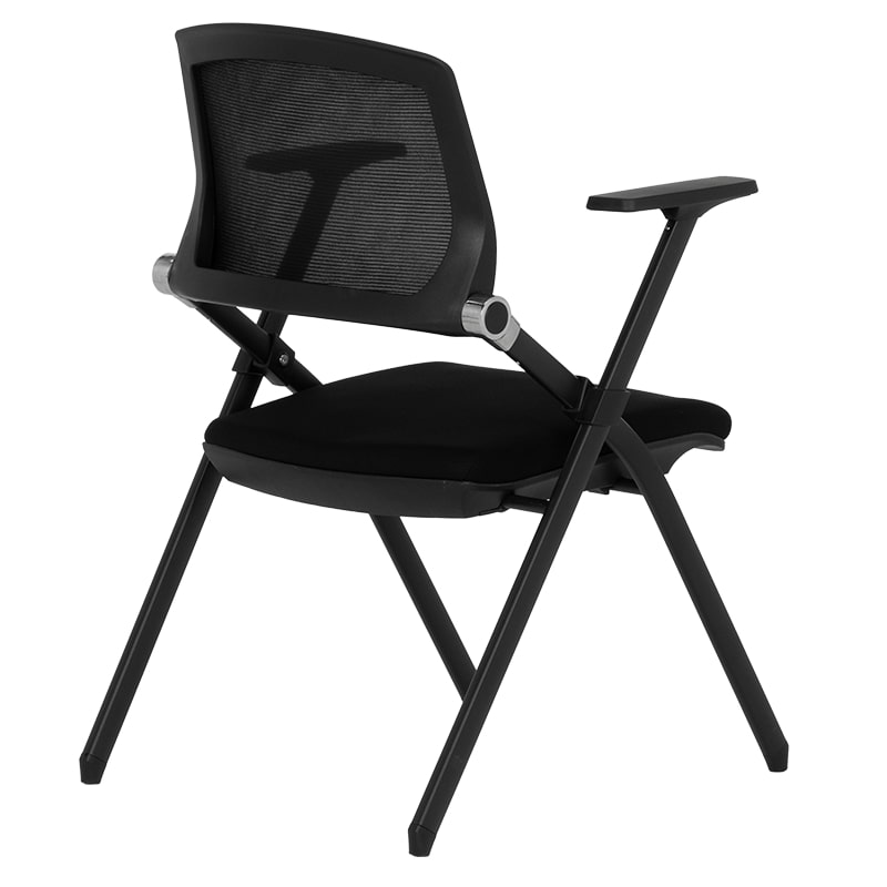 Сгъваем посетителски офис стол Carmen 1706 черен